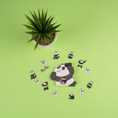 Stickers con forma de personaje panda -  We Bare Bears