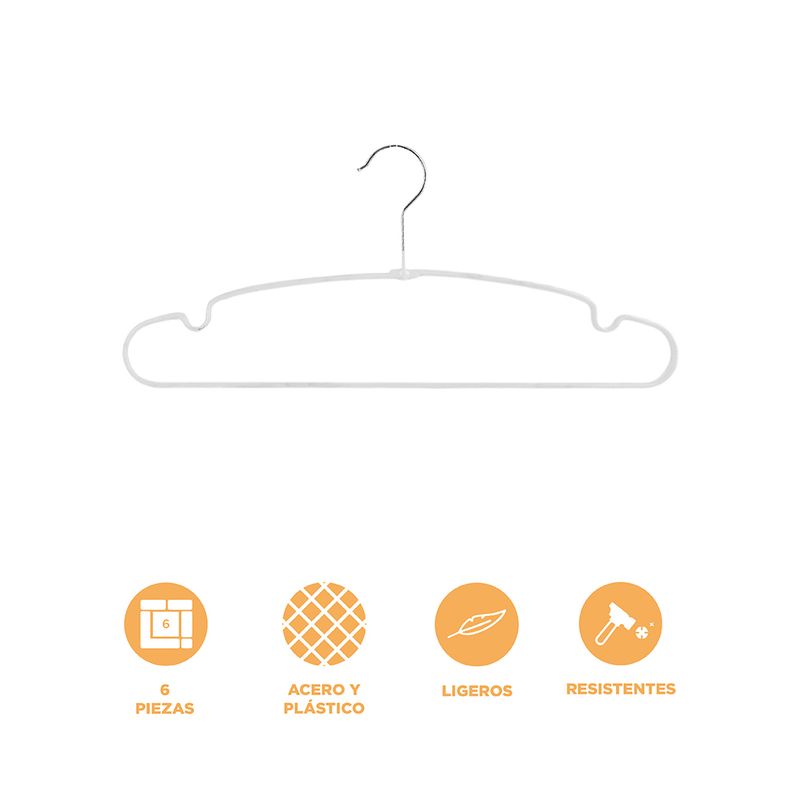 Ganchos-para-ropa-mate-antideslizantes-XL-blanco-6-pzas-Miniso-4-8401