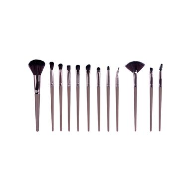 Kit brochas premium de maquillaje dorado 12 pzas  - Miniso