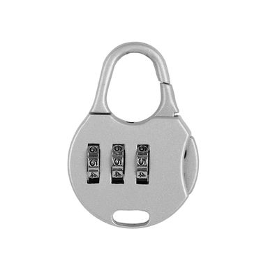 Candado redondo mini plateado - Miniso