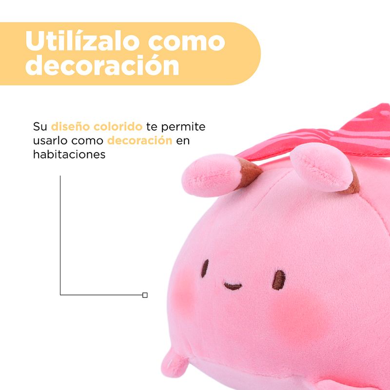 Peluche-mini-family-safari-series-6-3in-insectos-mariposa-rosa-18cm-Miniso-5-13111