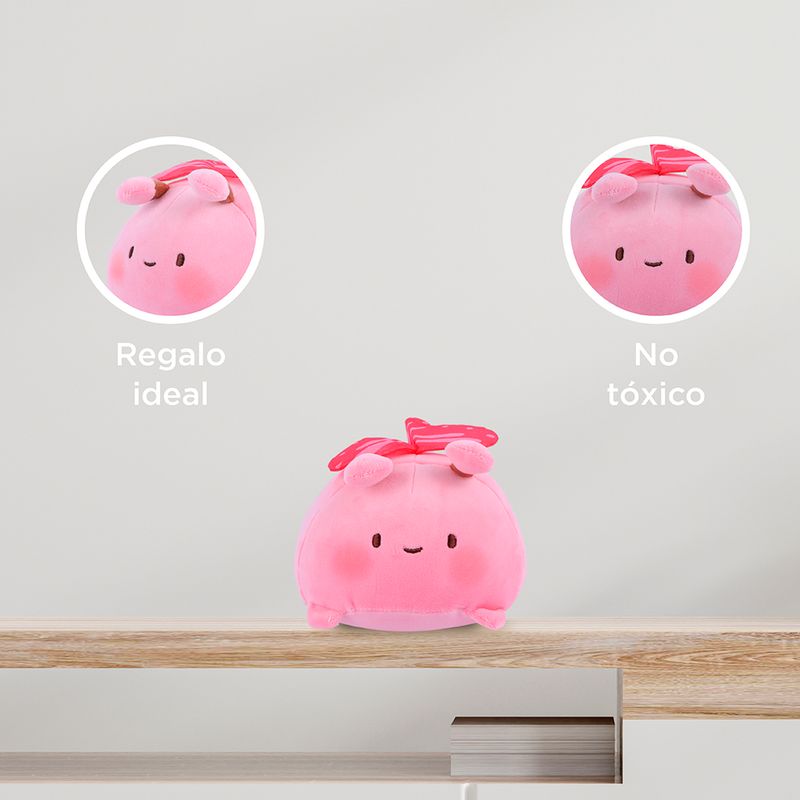 Peluche-mini-family-safari-series-6-3in-insectos-mariposa-rosa-18cm-Miniso-6-13111