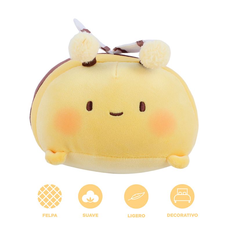 Peluche-mini-family-safari-series-6-3in-insectos-abeja-amarillo-18cm-Miniso-3-13112