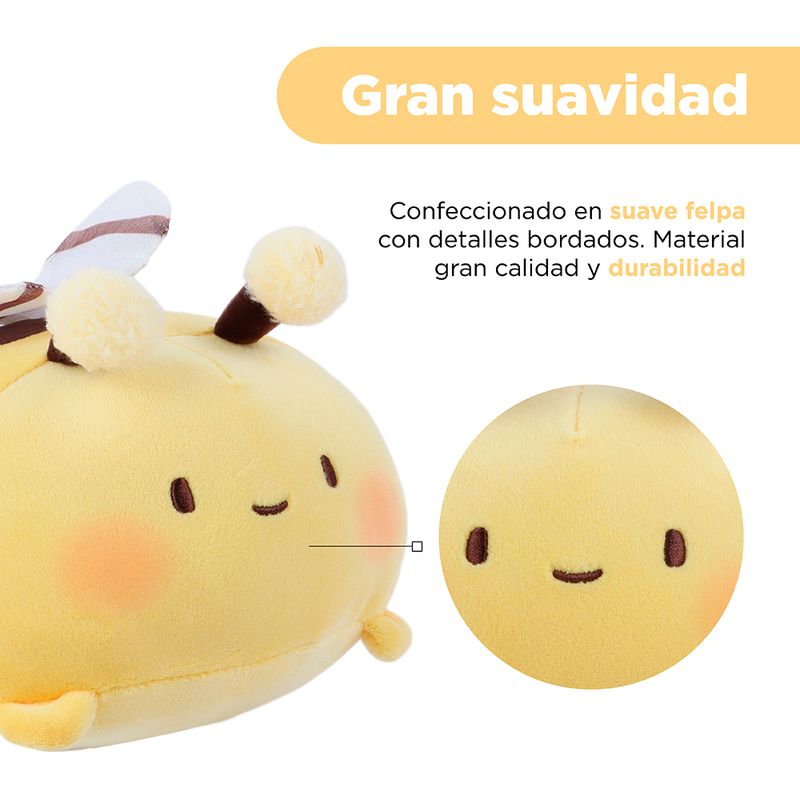 Peluche-mini-family-safari-series-6-3in-insectos-abeja-amarillo-18cm-Miniso-4-13112