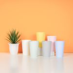 Paquete-de-vasos-ecol-gico-multicolor-6-pzs-blanco-celeste-lila-amarillo-plomo-verde-Miniso-2-2401