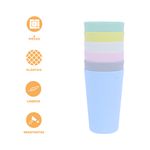 Paquete-de-vasos-ecol-gico-multicolor-6-pzs-blanco-celeste-lila-amarillo-plomo-verde-Miniso-4-2401