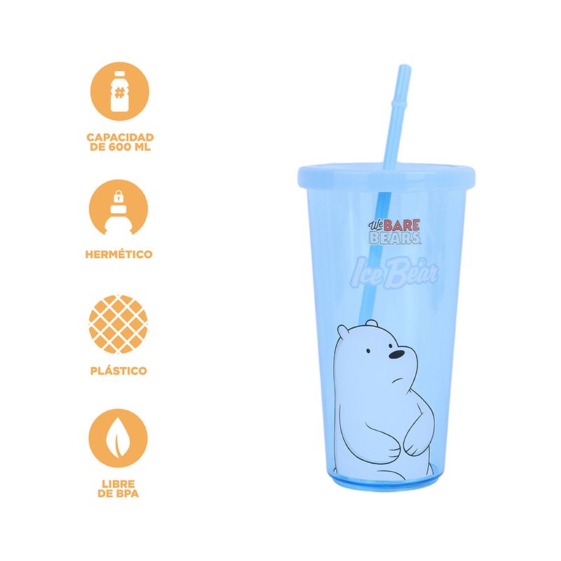 Vaso-de-plastico-we-bare-bears-con-sorbete-600ml-polar-azul-17-7x10x10cm-We-Bare-Bears-4-10920