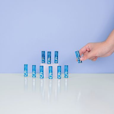 Pilas alcalina AA azul 20 pzas -  Miniso