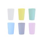 Paquete-de-vasos-ecol-gico-multicolor-6-pzs-blanco-celeste-lila-amarillo-plomo-verde-Miniso-1-2401