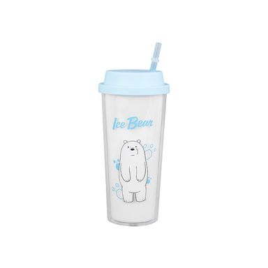 Tomatodo de plástico con sorbete oso polar 550 ml -  We Bare Bears