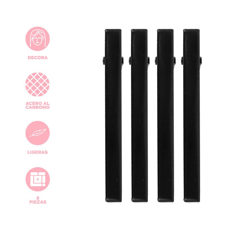 Set-de-broches-para-el-cabello-tipo-pinza-miniso-6-cm-negro-8-pzas-Miniso-3-13253