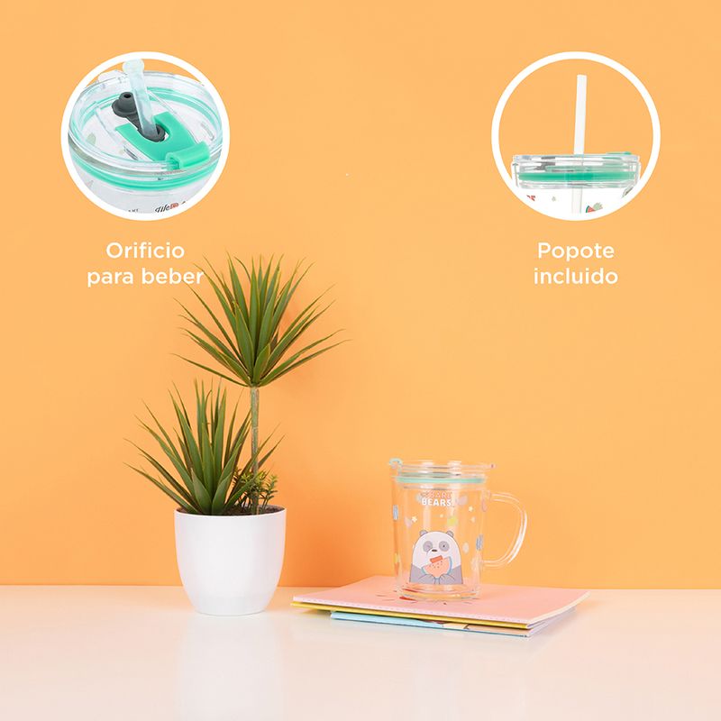 Vaso-de-vidrio-los-osos-escandalosos-colecci-n-5-0-con-sorbete-400ml-panda-56x46cm-We-Bare-Bears-5-13409