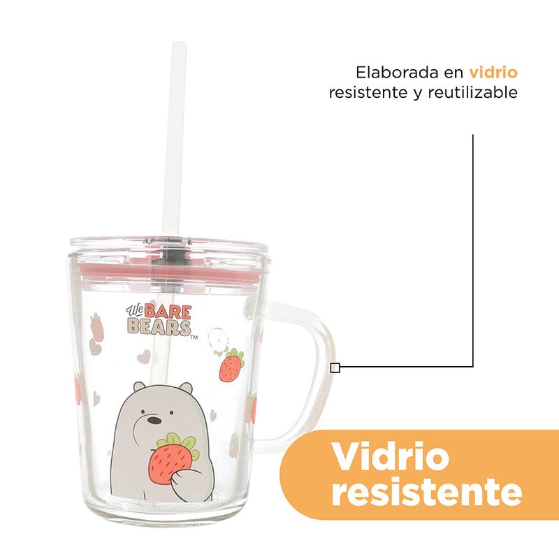 Vaso-de-vidrio-los-osos-escandalosos-colecci-n-5-0-con-sorbete-400ml-polar-56x46cm-We-Bare-Bears-6-13410