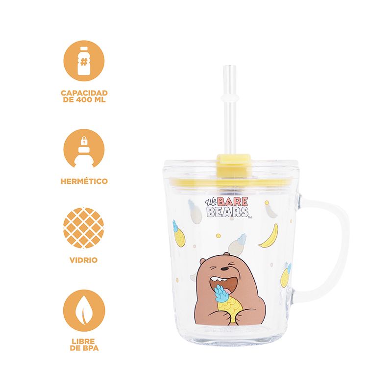 Vaso-de-vidrio-los-osos-escandalosos-colecci-n-5-0-con-sorbete-400ml-pardo-56x46cm-We-Bare-Bears-3-13411