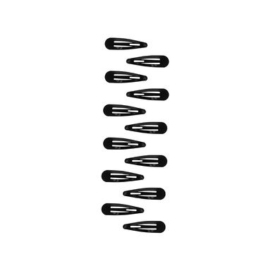 Set de broches para el cabello miniso 4 cm negro 12 pzas -  Miniso