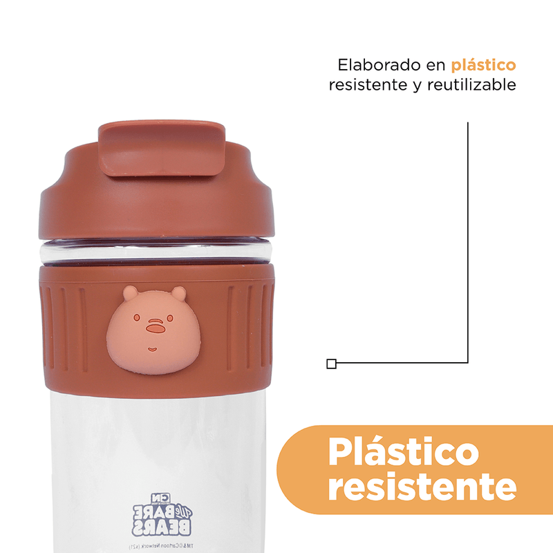 Vaso-de-pl-stico-con-sorbete-y-tapa-de-pico-we-bare-bears-collection-pardo-650-ml-We-Bare-Bears-7-8368