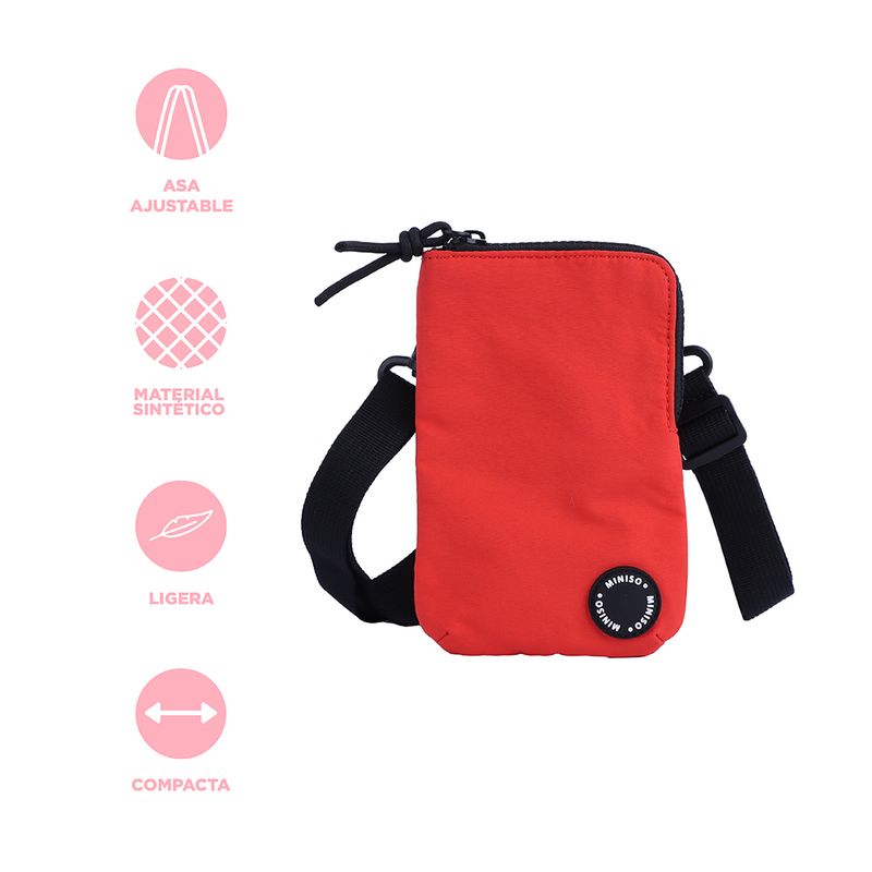Mini-bolso-de-moda-porta-celular-miniso-pioneer-rojo-Miniso-3-13439