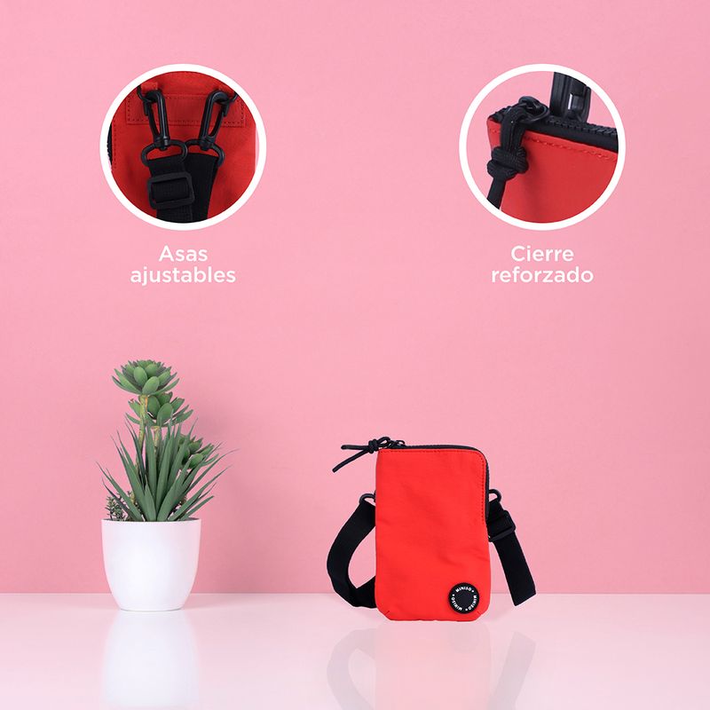 Mini-bolso-de-moda-porta-celular-miniso-pioneer-rojo-Miniso-5-13439