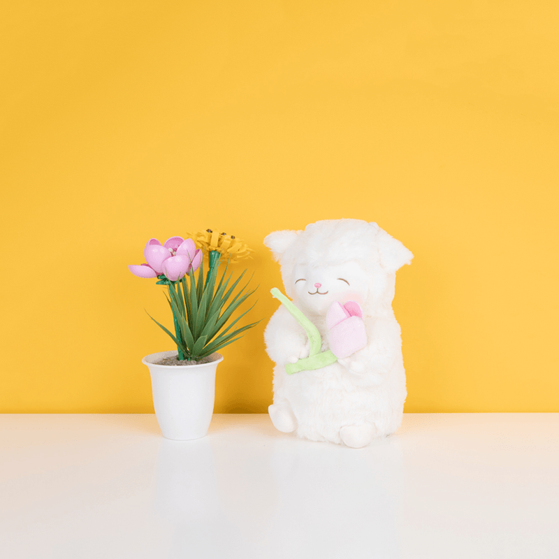 Peluche-cordero-series-warm-white-con-tulip-n-14cm-x-16cm-x-27cm-Miniso-2-13170