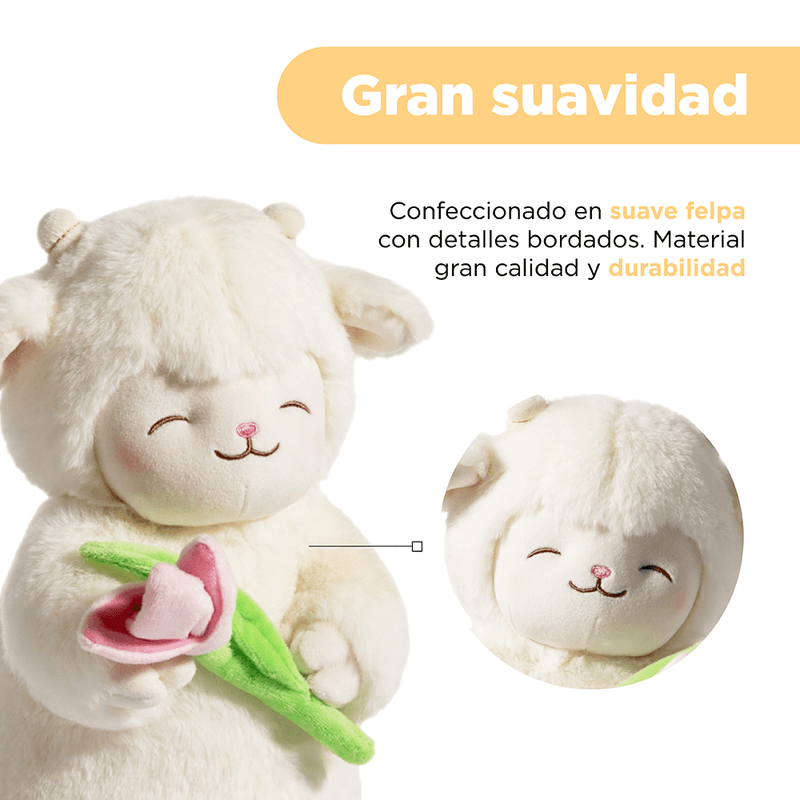 Peluche-cordero-series-warm-white-con-tulip-n-14cm-x-16cm-x-27cm-Miniso-5-13170