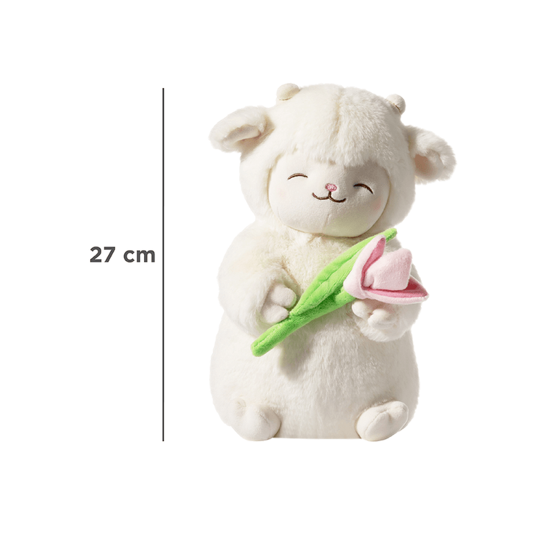 Peluche-cordero-series-warm-white-con-tulip-n-14cm-x-16cm-x-27cm-Miniso-9-13170