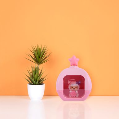 Lámpara nocturna led sakura rosa serie teddy bear -  Miniso
