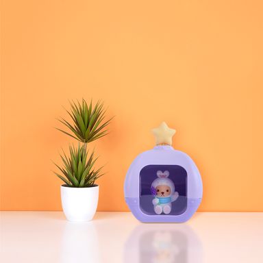 Lámpara nocturna led sakura lavanda serie teddy bear -  Miniso