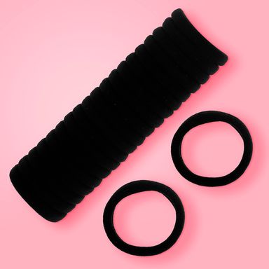 Paquete de ligas para cabello miniso 20 pzas negro -  Miniso