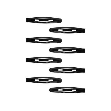 Set de broches para el cabello miniso negro 8 pzas -  Miniso