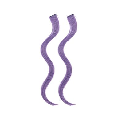 Extensiones de cabello coloridas para resaltar el cabello 55 cm 2 piezas rosa -  Miniso