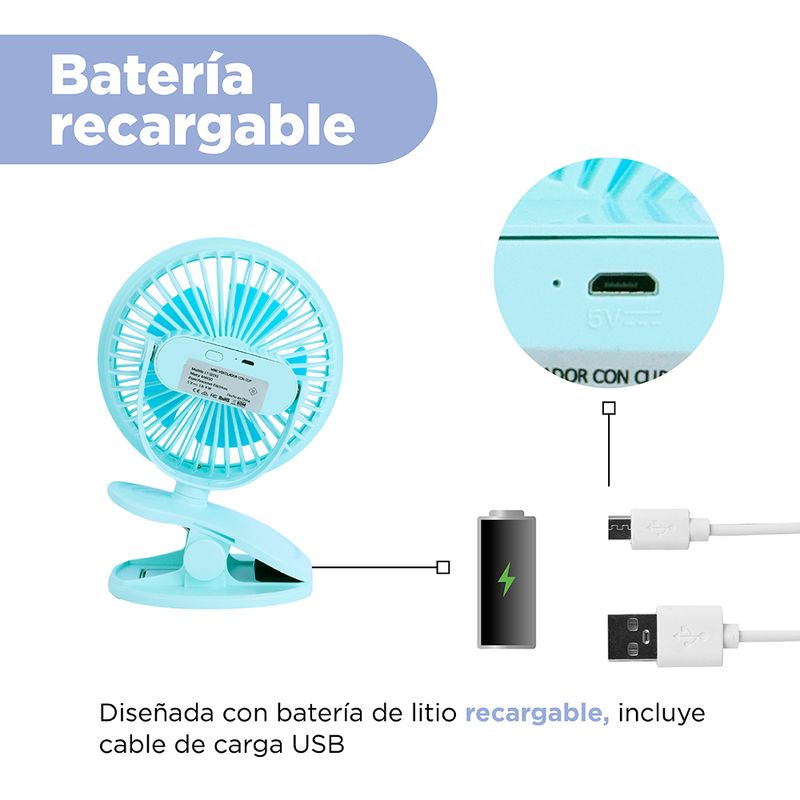 Mini-ventilador-de-escritorio-con-clip-1200-mah-miniso-azul-Miniso-4-13273