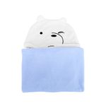 Manta-con-capucha-contraste-los-osos-escandalosos-5-0-polar-azul-Miniso-1-13676