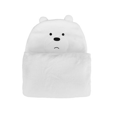 Manta con capucha los osos escandalosos 5.0 polar -  We Bare Bears