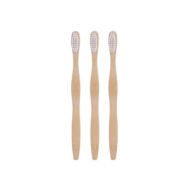 Cepillo de dientes de bambú biodegradable ecológico 3 unidades -  Miniso