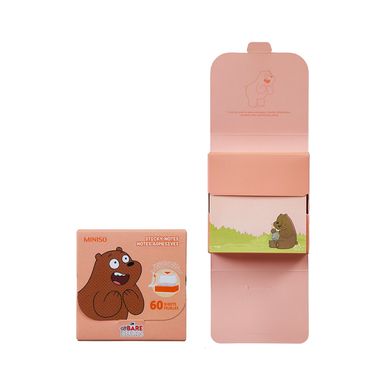 Post it coleccion los osos escandalosos 5.0 notas adhesivas de dibujo 60 hojas pardo 7.5cm x 7.5cm -  We Bare Bears