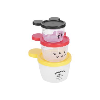 Taper para lunch mickey mouse colección 3 piezas 15cm -  Miniso