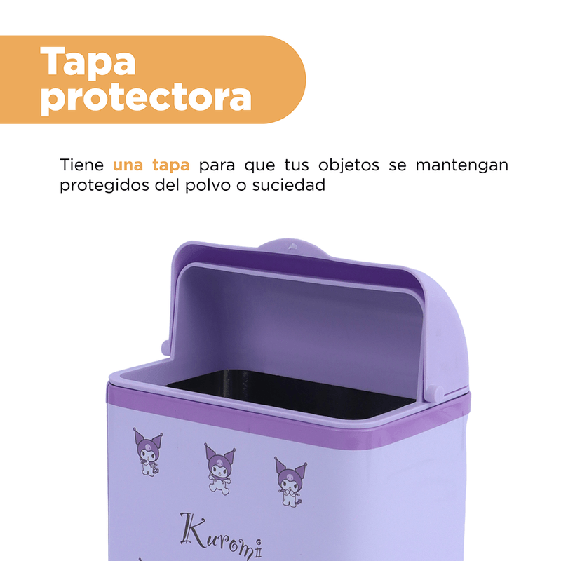 Caja-de-almacenamiento-de-acero-kuromi-14-10-16-5cm-Sanrio-6-11304