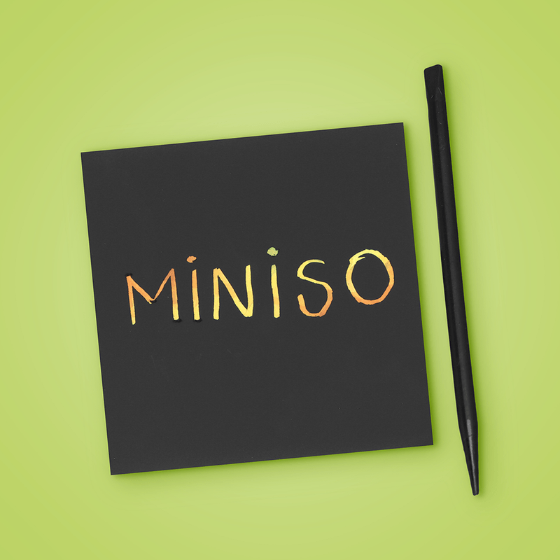 Pizarr-n-papel-para-notas-para-rascar-50-hojas-negro-Miniso-3-5495