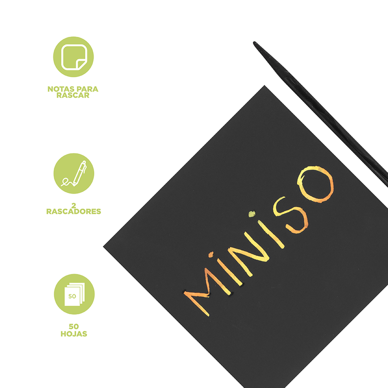Pizarr-n-papel-para-notas-para-rascar-50-hojas-negro-Miniso-4-5495