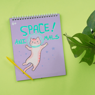 Set para jugar libro para colorear 15 hojas gato -  Miniso