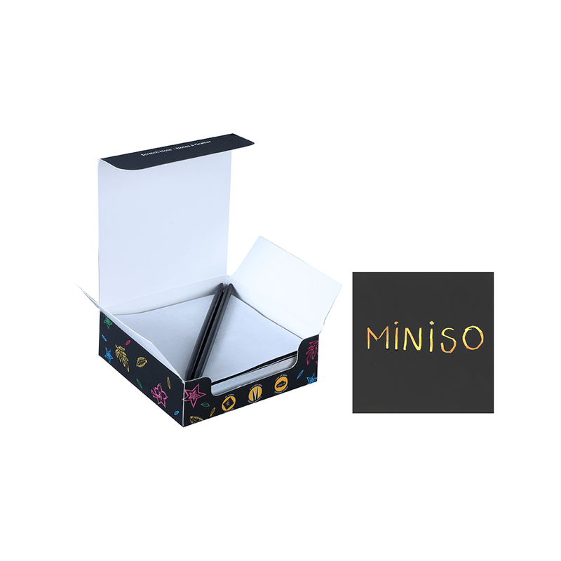Pizarr-n-papel-para-notas-para-rascar-50-hojas-negro-Miniso-1-5495