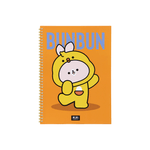 Libretas-y-cuadernos-A4-mini-family-animal-cosplay-series-bunbun-libro-de-alambre-100-hojas-Miniso-1-11595