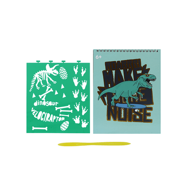 Set para jugar libro para colorear 15 hojas dinosaurio -  Miniso