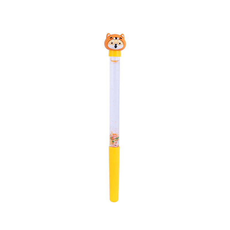 Lapicero-de-gel-con-cabeza-de-pvc-y-purpurina-de-la-serie-mini-family-0-5-mm-color-negro-17-3cm-Miniso-1-12840