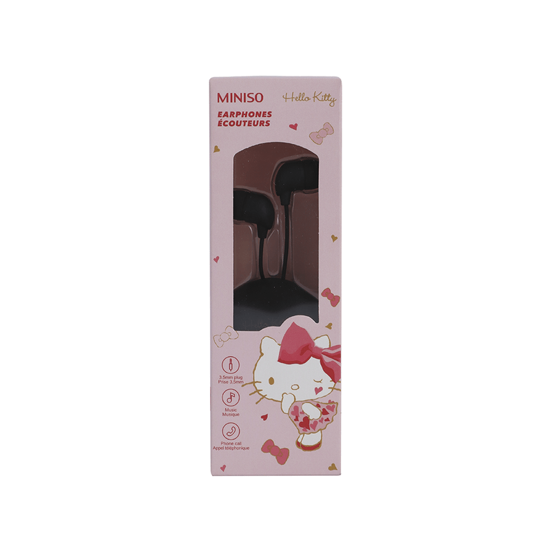 Aud-fonos-con-estuche-de-almacenamiento-ovalado-hello-kitty-2616-negro-Sanrio-91-10099