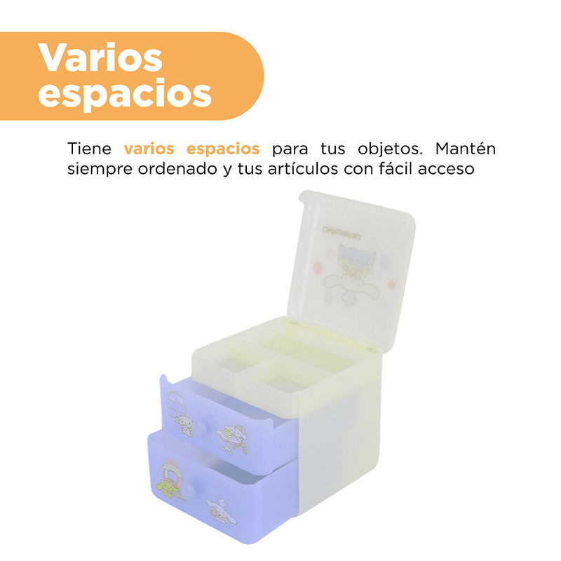 Organizador-de-cajones-de-escritorio-personajes-sanrio-amarillo-Sanrio-6-10126