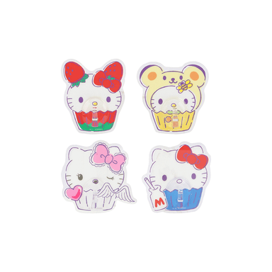 Ganchos adhesivos de cupcake hello kitty 4 pzas -  Sanrio
