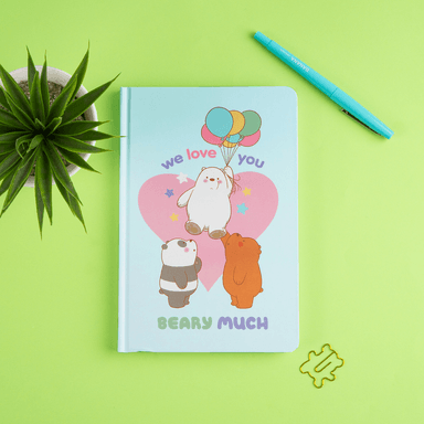 Libreta pasta dura we bare bears a5 azul  -  We Bare Bears