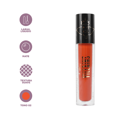 Lápiz labial líquido disney villanas collection 02  -  Disney