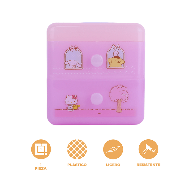 Organizador-de-cajones-de-escritorio-personajes-sanrio-rosa-Sanrio-4-10125